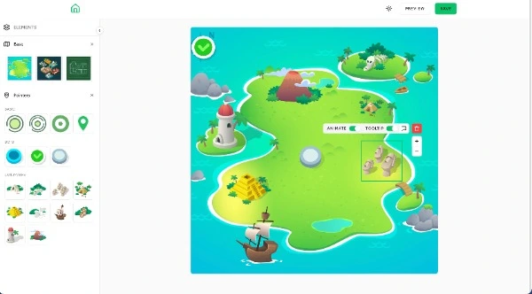 Map Builder interface