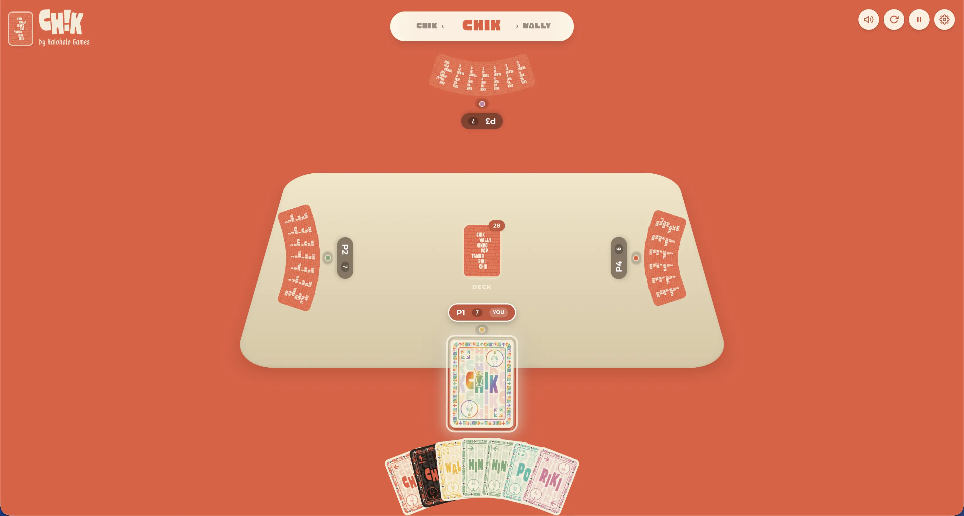 Chik visual game simulator
