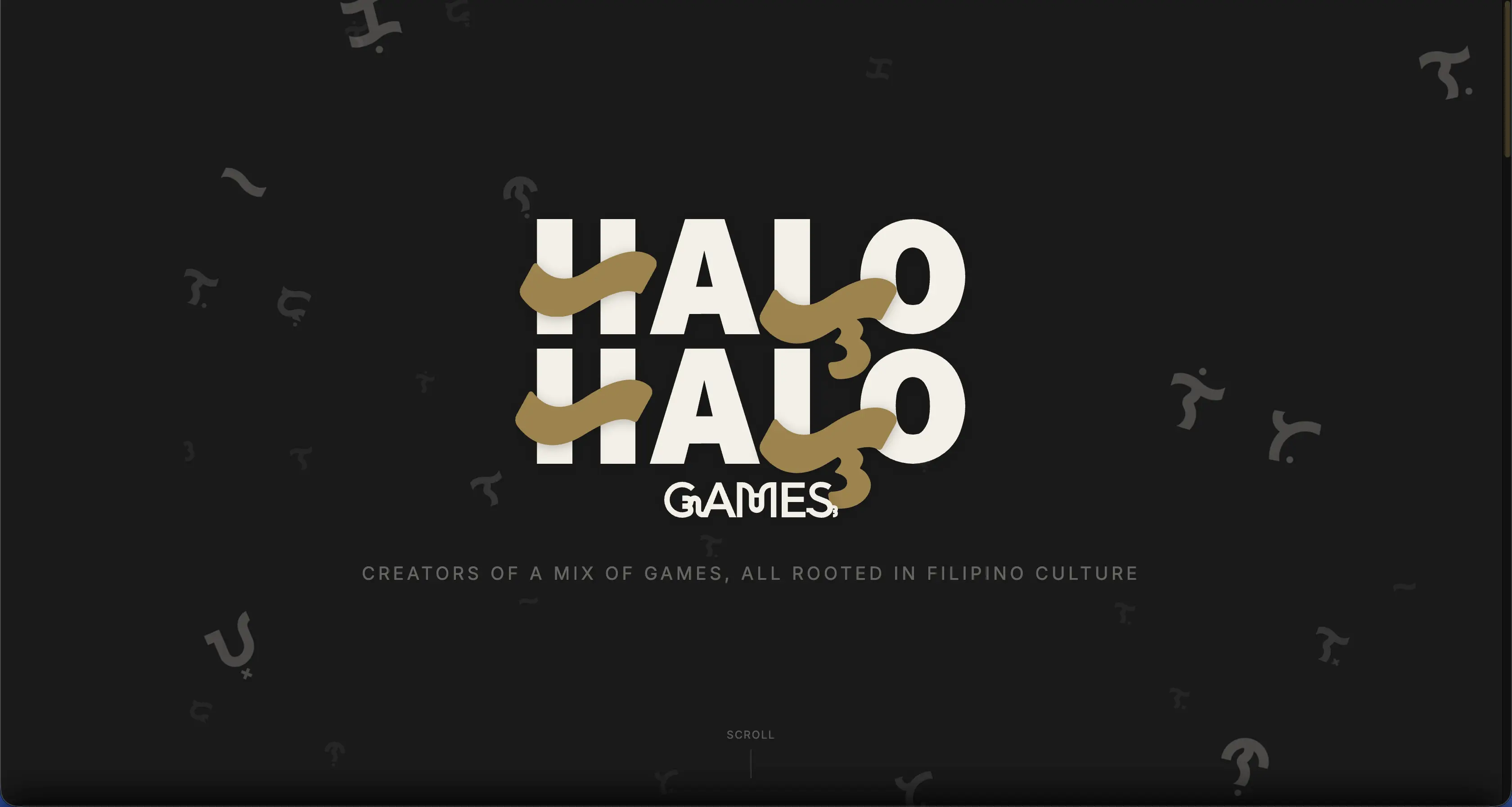 HALOHALOGAMES studio website